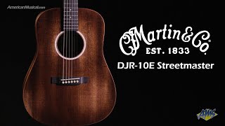 Martin DJR10E StreetMaster Acoustic Electric Guitar  AmericanMusicalcom [upl. by Ambrogino]