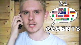 The English Language In 24 Accents [upl. by Sivatco371]