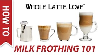 Milk Frothing for Beginners [upl. by Kutzer]