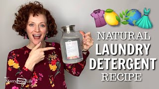 DIY Natural LAUNDRY DETERGENT Recipe  Liquid [upl. by Salinas592]