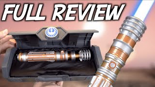 Star Wars Galaxys Edge Princess Leia Organa Lightsaber Review [upl. by Mazman]