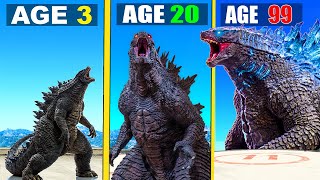 FRANKLIN Surviving 99 YEARS As GODZILLA in GTA 5 GTA 5 MODS [upl. by Shir]