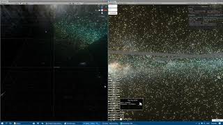 Spiral Galaxy CPU amp GPU Frustum Culling Unity ECS [upl. by Erialc]