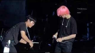 Taes Stage Accident amp Yoongis Quick Response [upl. by Naasar]