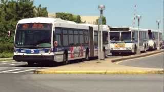 MTA NYC Bus LaGuardia Airport Conga Line Bus Madness M60 Q47 Q48Q69amp NIS Buses [upl. by Mable437]