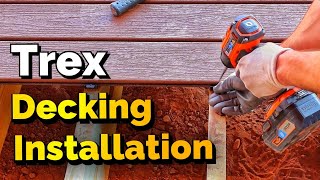 How To Install Trex Composite Decking [upl. by Irrahs]