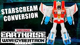 How to Convert Starscream  Transformers War for Cybertron Earthrise  Transformers Official [upl. by Euv]