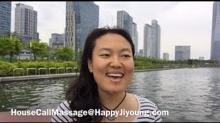 Jiyoung House Call Massage in Songdo Incheon and Seoul KoreaSwedish deep tissue [upl. by Jez]