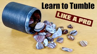 Rock Tumbling Tutorial for Rotary Tumblers and Ceramic Media [upl. by Cima613]