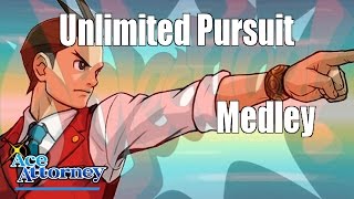 Unlimited Pursuit Medley  Phoenix Wright Ace Attorney ExtremeMashup [upl. by Frere]