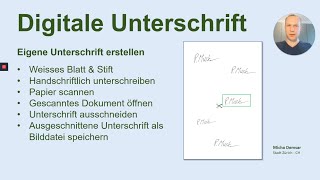 Tutorial Digitale Unterschrift erstellen [upl. by Enohpets248]