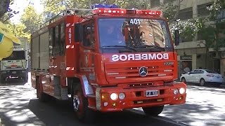 Bomberos PFA en emergencia compilación [upl. by Sulrac]