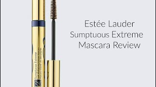 Estée Lauder Sumptuous Extreme Mascara Review  2016  Scandinavian Beauty [upl. by Benni]