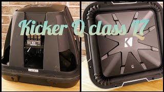 Kicker Q class 41L7152 15quot Unboxing and detailed overview [upl. by Joeann47]