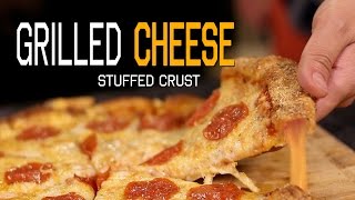 DIY Grilled Cheese Stuffed Crust Pizza [upl. by Adair]