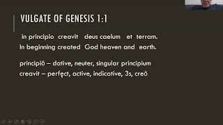 11 Genesis 11 Vulgate [upl. by Castora]