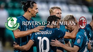 Highlights  Shamrock Rovers 02 AC Milan  Europa League 202021 [upl. by Ixela374]