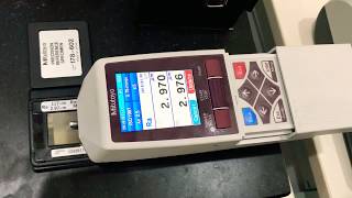 Mitutoyo surface roughness tester SJ210 [upl. by Ecinhoj]