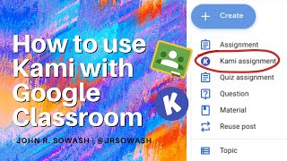 How to use Kami with Google Classroom edit PDFs [upl. by Inoy755]