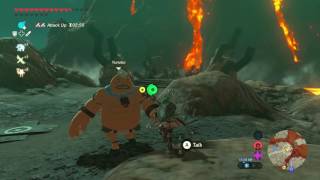 Breath of the Wild How to get to Divine Beast Vah Rudania Main Quest [upl. by Pillyhp]