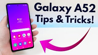 Samsung Galaxy A52  Tips amp Tricks Hidden Features [upl. by Hewet854]