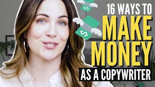 What Does A Copywriter Do 16 Ways To Make Money Copywriting [upl. by Llener]