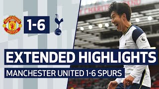 EXTENDED HIGHLIGHTS  MANCHESTER UNITED 16 TOTTENHAM HOTSPUR [upl. by Ahael]