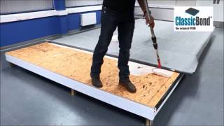 How to install a Classicbond EPDM flat Roof [upl. by Ziguard]