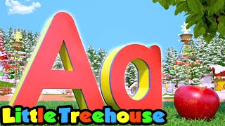 Christmas Alphabet Phonics Song  ABC Song  More Xmas Rhymes amp Carols by Little Treehouse [upl. by Deadman318]