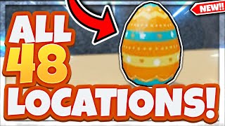 ALL 48 EGG LOCATIONS In Roblox Vehicle Legends Egg Hunt Event [upl. by Ioved]