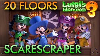 Luigis Mansion 3 DLC 2  20 Floors Scarescraper [upl. by Aivax]