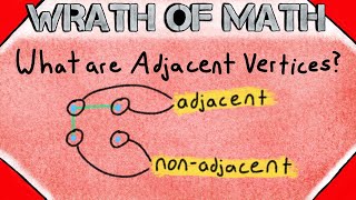 What are Adjacent Vertices  Graph Theory [upl. by Ebarta]