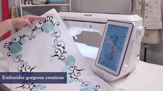 Luminaire 2 Innovis XP2 Embroidery features  Brother Australia [upl. by Amliw]