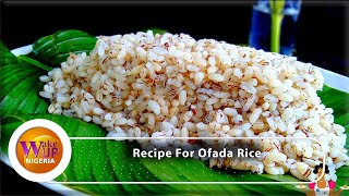 Village Mixed Ofada Rice  Easy Recipe [upl. by Luap]