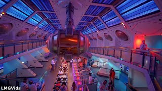 2021 Space Mountain ride  4K 60fps  Disneyland California  Low Light POV [upl. by Catlaina362]