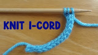 How to Knit an ICord [upl. by Nagek346]