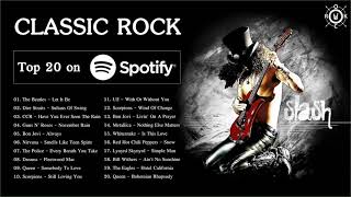 Best Classic Rock  Top 20 Greatest Classic Rock Songs On Spotify [upl. by Wey]