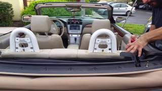 Toyota Solara Convertible 20042008 back seat removal [upl. by Ireg]