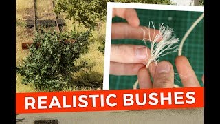 Modelling realistic bushes  model scenery tutorial 2 [upl. by Warde]