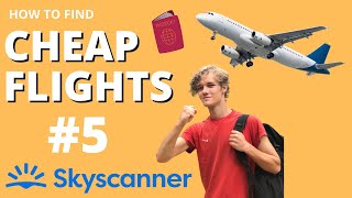 How to find cheap flights 5  Cheapest flight prices between 2 countries on Skyscanner [upl. by Naniac]