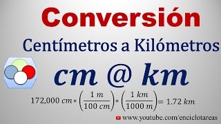 Convertir de Centímetros a Kilómetros cm a km [upl. by Galina242]