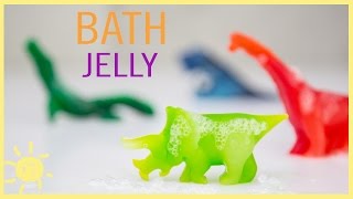 DIY  How to Make Bath Jelly Easy Recipe [upl. by Novhaj]