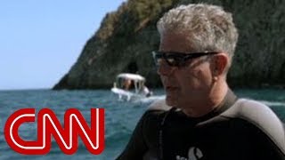 Sicily Strangest snorkel trip ever Anthony Bourdain Parts Unknown Italy [upl. by Nauqit]