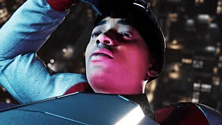 SpiderMan Miles Morales  ALL Miles and Phin Cutscenes  The Sad Love Story of Miles and Phin FULL [upl. by Etnom]