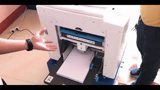 Unboxing and Operating Procedure of RISO Printing Machine [upl. by Burkhardt]