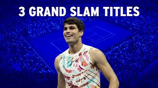 Carlos Alcarazs Best Points  US Open [upl. by Dlorrej391]