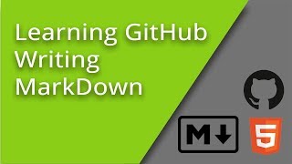 Learning GitHub  How to Write MarkDown [upl. by Debora756]