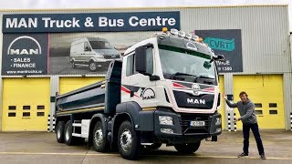 MAN TGS 35420 Tipper Truck 8x4  Full Tour amp Test Drive [upl. by Eerized]