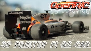 3D Printed OpenRC F1 RC Car [upl. by Aetnahs642]