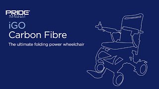 iGo Carbon Fibre Folding Power Wheelchair [upl. by Stone]